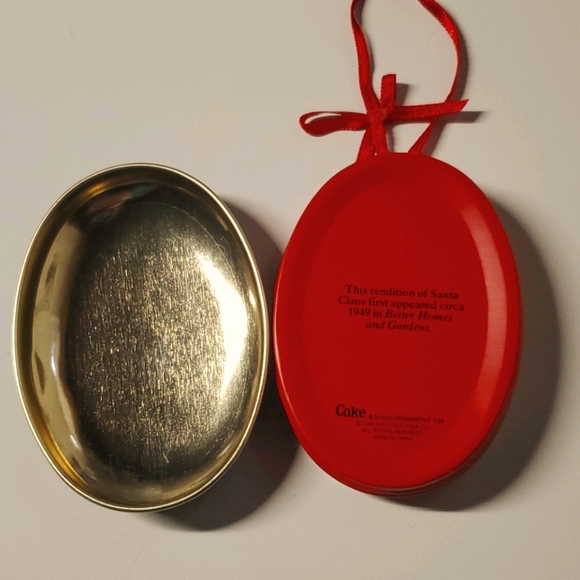 Vintage Coca Cola Decorative Tin Mini Ornament Retro Red Soda Classic Decor - Picture 5 of 11